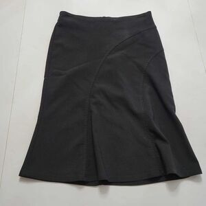 Y2K Spring Street Black Flare Hem Skirt A-Line Classic Feminine Preppy SZ 3